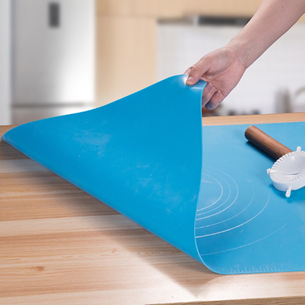 Silicone Mat Thicken Silicone Baking Mat Dough Mat Cake Mat Pizza Pastry Mat for Baking Cake Board Silicone Mats for Cake Tools