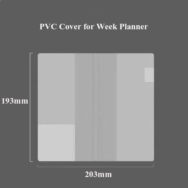Kinbor Weekly Planner Slim Journal Notebook Daily Record Life Management Week Plan Schedule Unique Best: Peach