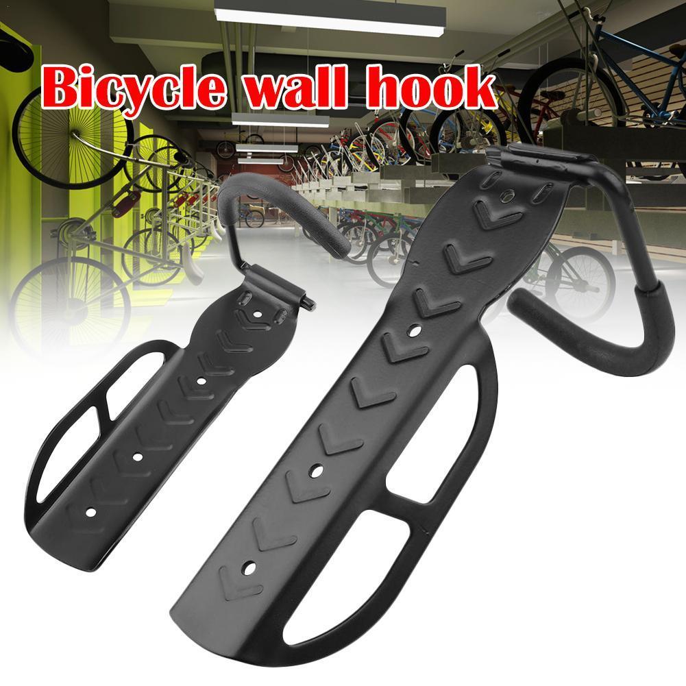 Vélo Support Mural Support Pour VTT Vélo De Route De Stockage Fixe Crochet Crochet Support Suspendu En Acier Support Cintre Mur K5B1