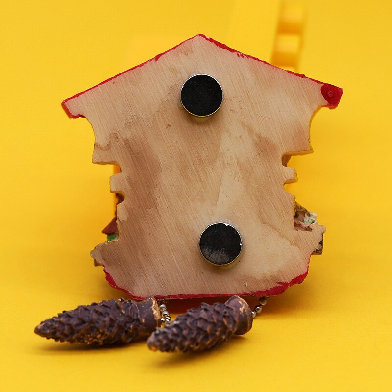 Swiss sheep refrigerator magnets handmade 3D home kitchen decoration Swiss tourist souvenirs coogoo bell model magnets hand-painted tourist swiss souvenirs Painted refrigerator sticker home decoration