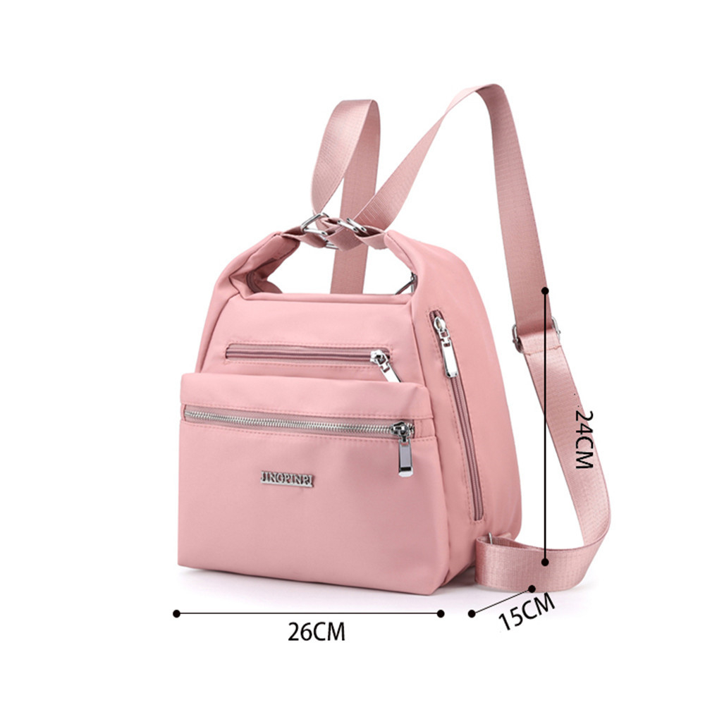 Frau Schulter Tasche Nylon Wasserdichte Multi-tasche Umhängetasche Solide Reißverschluss Multifunktionale Reise Handtasche Geldbörsen