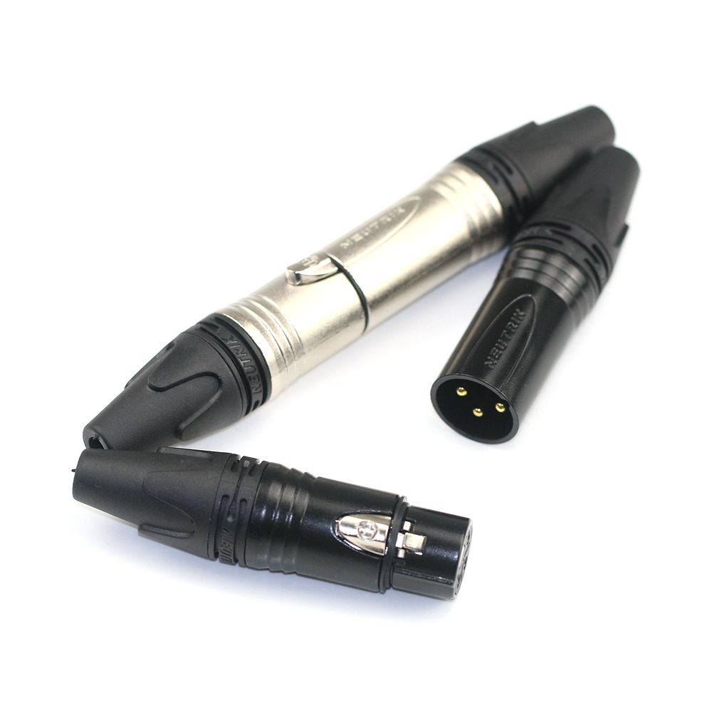50 stks/partij VOOR NEUTRIK connector 30 STKS NC3MXX & 30 STKS NC3FXX Mannelijke et femelle Un ensemble 3 Broches XLR Connecteur met!