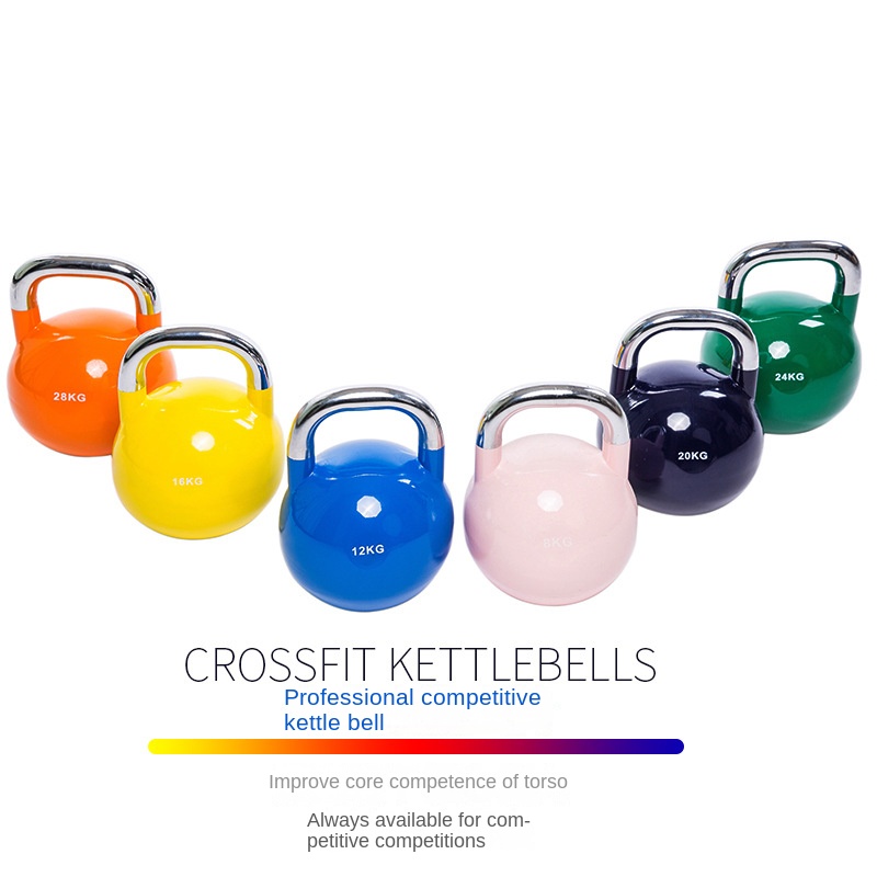 Commerciële Gym Verf Bakken Kettlebell Rack, Competitie Fitnessapparatuur, Heup Deep Squat, Particulier Onderwijs