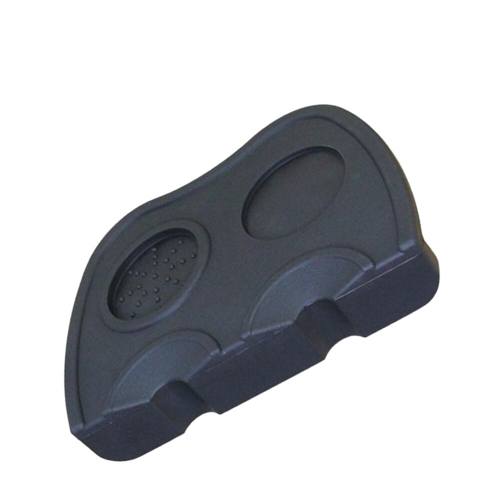 1pc anti-slip siliconen tamper pad hoek tamper mat koffie pad koffie mat voor thuis: Zwart