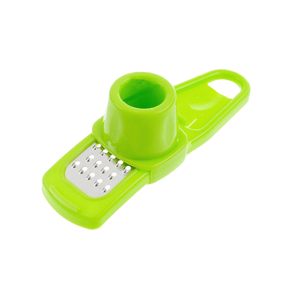 1PC Plastic Ginger Garlic Grinding Tool Magic Garlic Peeler Slicer Cutter Grater Planer Garlic Press Kitchen Cooking Gadgets: Green