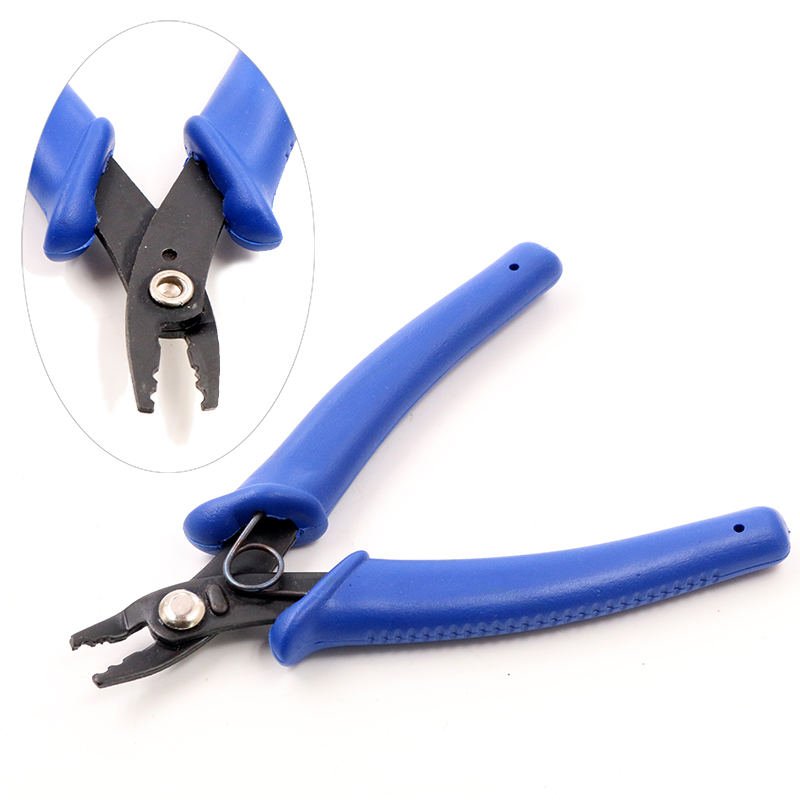 1 pieza, herramientas de mano multifuncionales, alicates de joyería, equipo redondo, extremo de punta, alicates de corte para accesorios hechos a mano: Verde militar