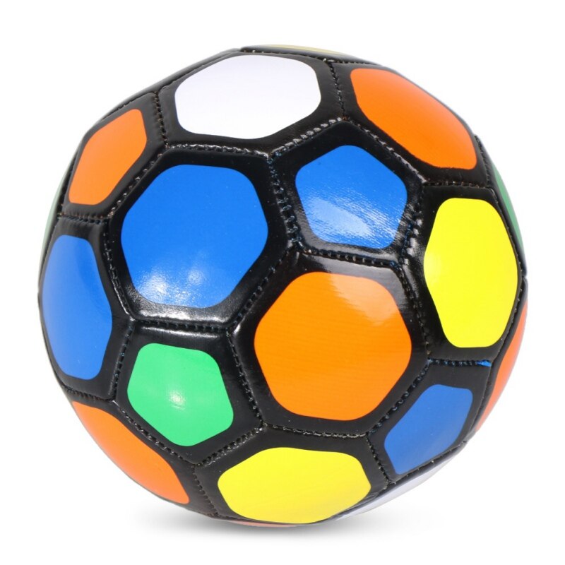 Portable children's football training ball for girls and boys, cute cartoon pattern inflatable football for outdoor and indoor use