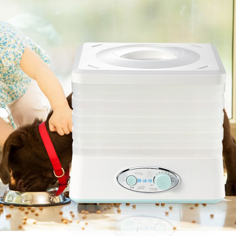 Mini deshidratador de alimentos eléctrico para el hogar, 5 bandejas, máquina de secado de carne, frutas secas, aperitivos, hierbas, frutas y verduras, secador de 220v