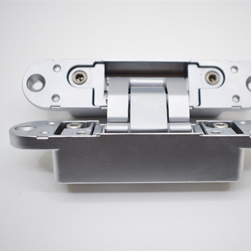 180 degree zinc alloy 3d adjustable concealed door hinges for wooden door 140*30MM 60KG for 2 hinges