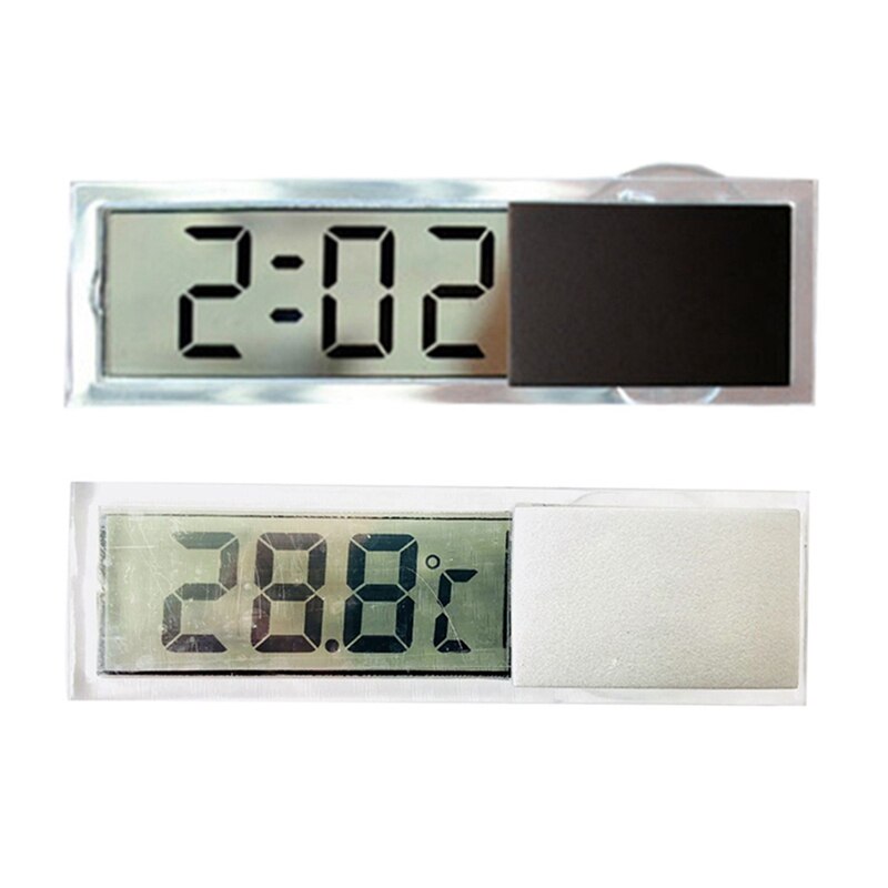Lcd Auto Digitale Klok Auto Window Thermometer Celsius Fahrenheit Auto Digitale Klok Auto Accessoires