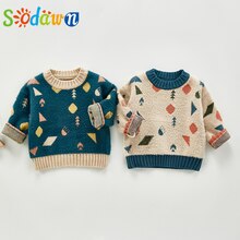 Sodawn Herfst Wnter Leuke Trui Tops Kinderen Bovenkleding Baby Meisje Kleding Baby Boy Kleding Voor 6-24M