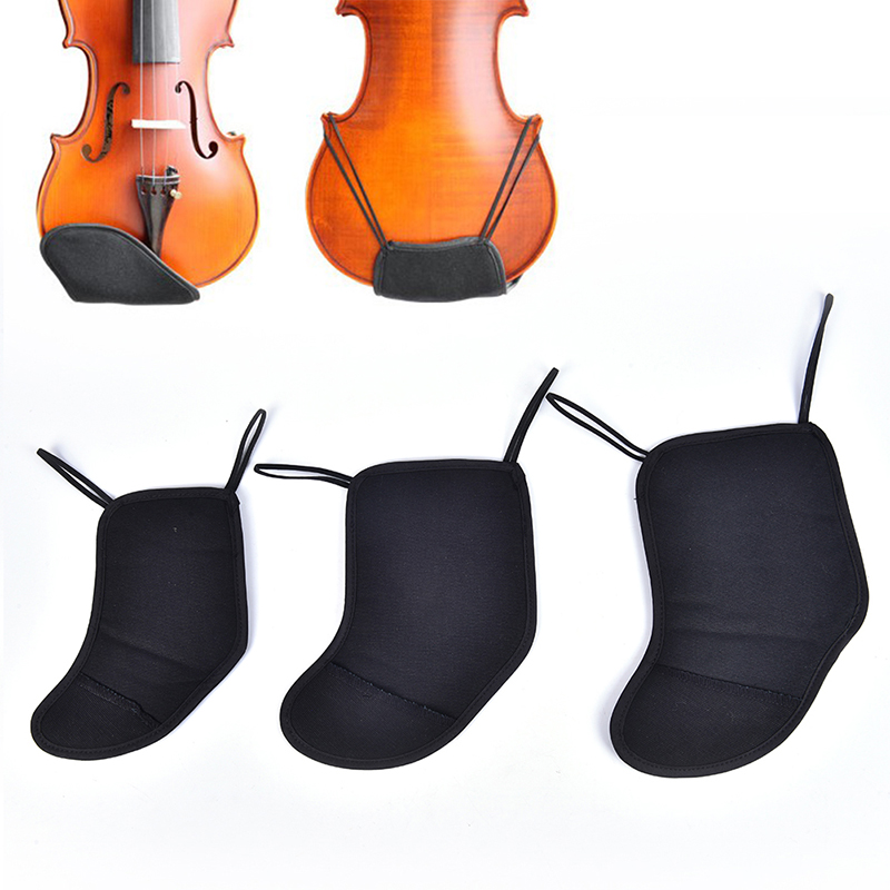 Viool Chin Schoudersteun Zachte Katoenen Pad Spons Cover Protector Voor 1/8 1/21/4 4/43/4 Brug Type viool Fiddle Accessoires