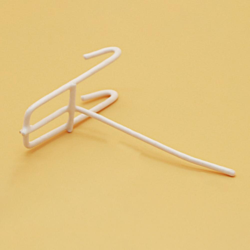 10Pcs Mesh Panel Hooks Stable Reusable Smooth Edge Hangers Metal Hooks