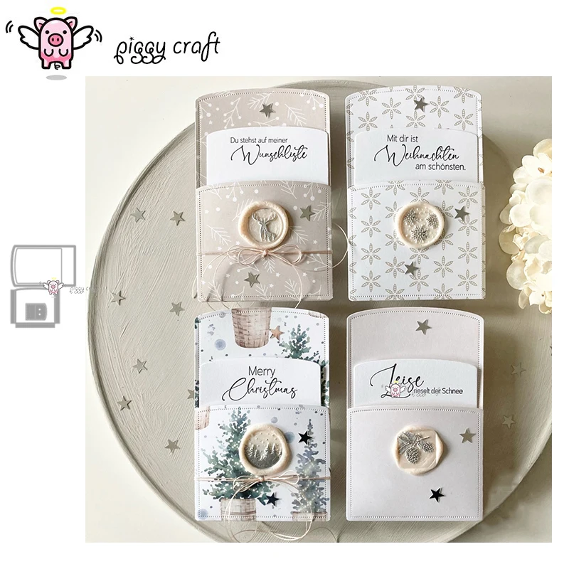 Metall skjæresjabloner til hobbyarbeid, konvolutt, gratulasjonskort, utklippsbok, papir, hobbykniv, støpeform, blad, stanse, sjablonger, dies