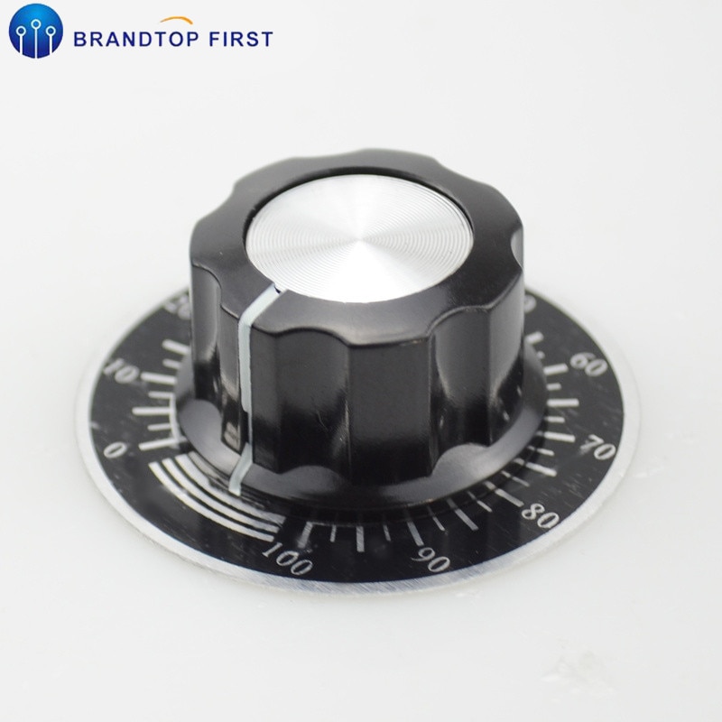 A03 dial knob + MF-A03 bakelite knob with scale plate / sheet scale digital potentiometer