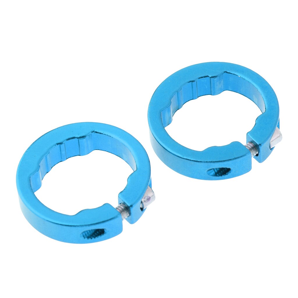 2pcs Alloy Bike Handlebar Grip Lock Ring End Locking Ring