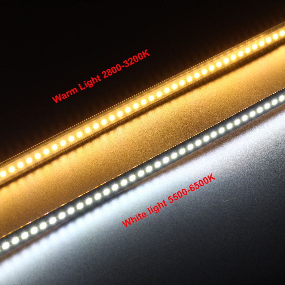 Led Bar Light Ac 220V Ledstrip Profiel 50Cm 72Leds 2835 Led Stijve Strip Led Tl Buizen Onder Cabine