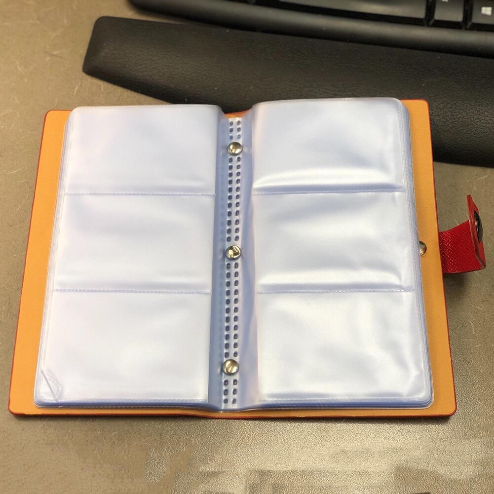Business Card Books Office Card Holders with Magnetic Closure for Organizing Cards Journal Name Card Organizer