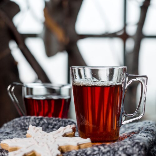 Taza de café en capas de vidrio templado, sin plomo, resistente al calor, para zumo de frutas, divertida taza de té, tazones para café, creativa: 250ml