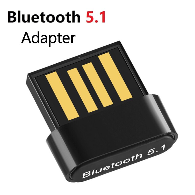 USB Bluetooth Adapter 5.1 Computer Bluetooth Transmitter Driver-Free Bluetooth Audio Receiver for PC Windows 7/8/8.1/10/11