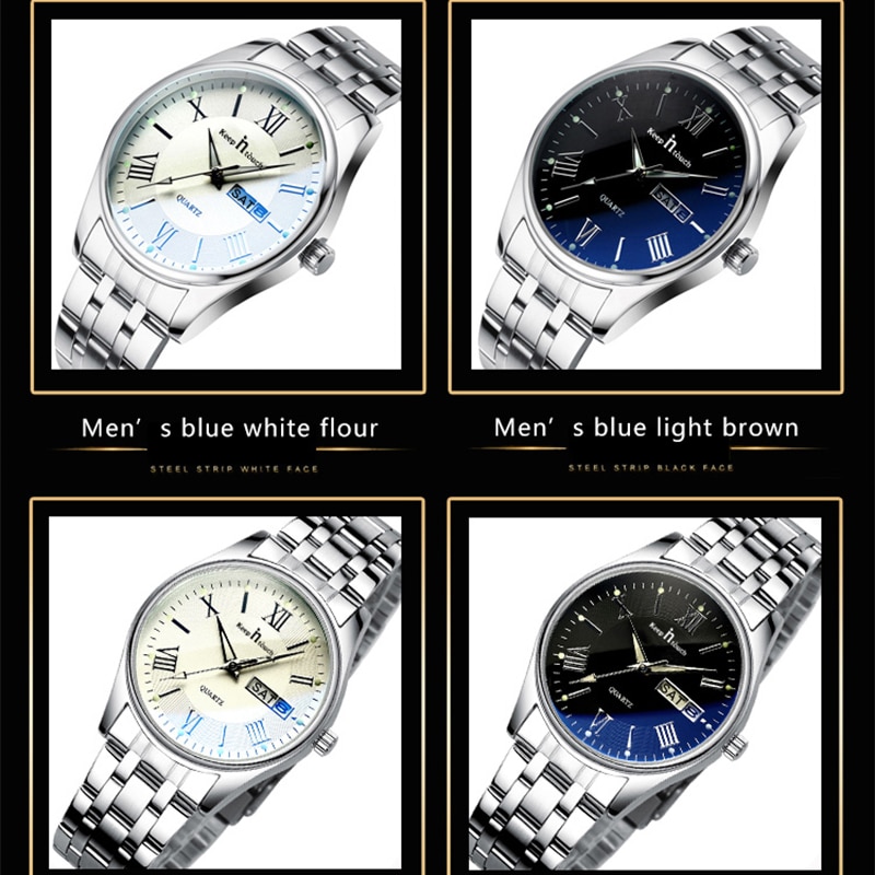 Houden In Touch Bruiloft Paar Horloges Voor Liefhebbers Staal Waterdicht Koppels Horloge Man En Dames Jurk Mannen Klok Reloj hombre