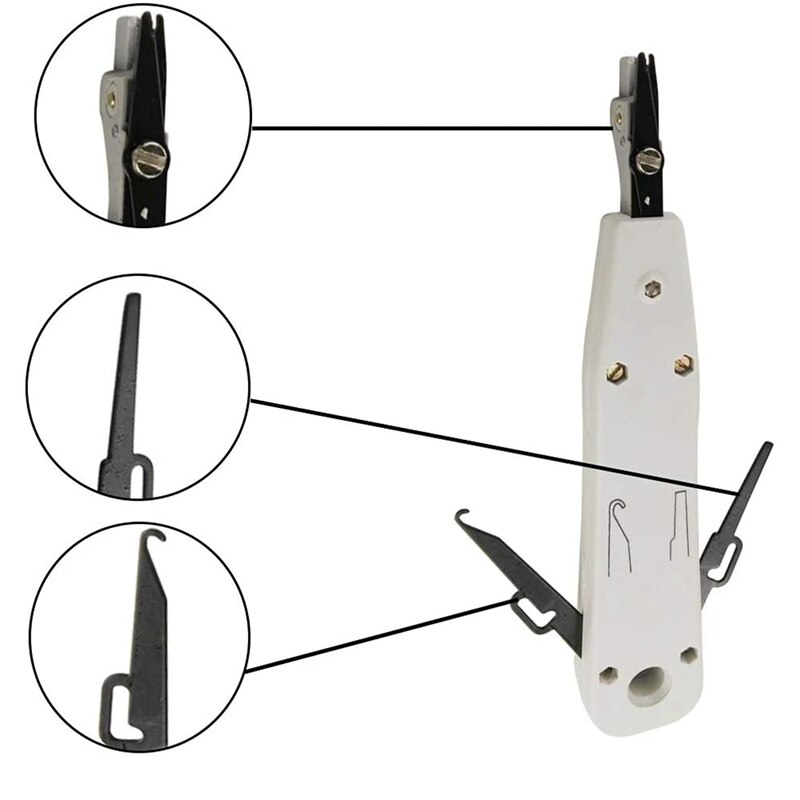 Punch Down Tool IDC RJ45 RJ11 Cat5E Cat6 Network Telecom Phone Cable Socket Impact Terminal Insertion Tools