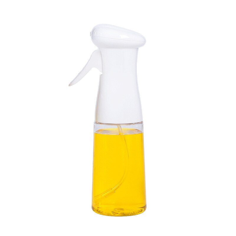 Japanse Stijl Eetbare Olie Spray Fles Olijfolie Plastic Spuit Barbecue Spuitfles Anti Lek Olie Pot Voor Koken Salade bbq: WHITE