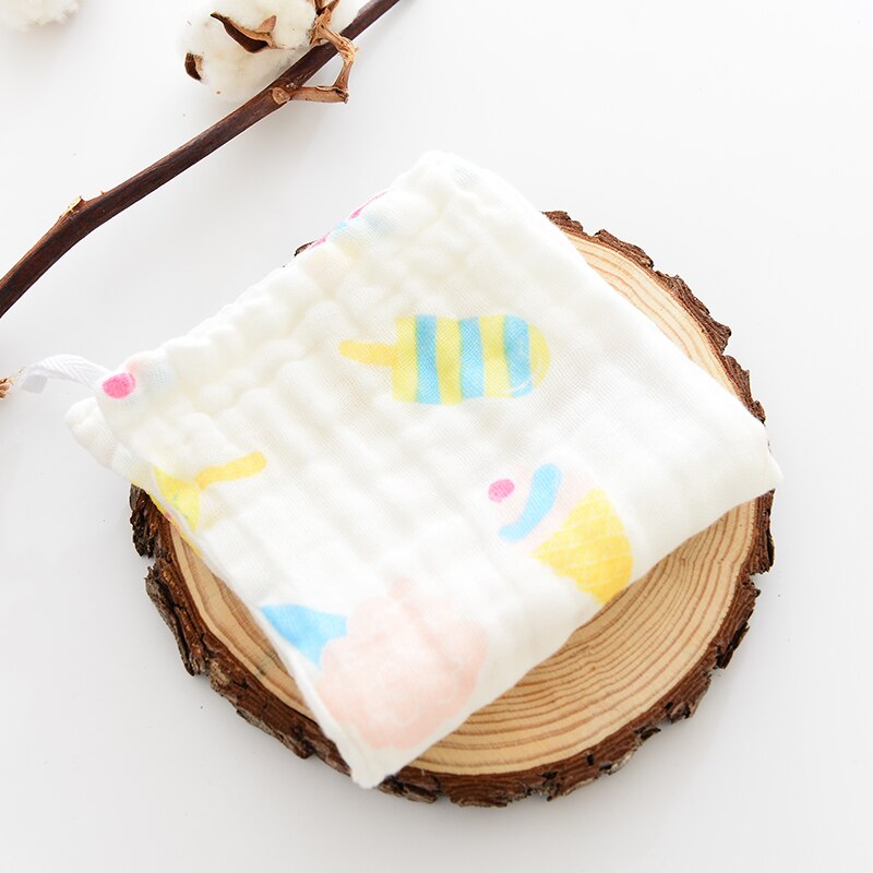 1Pc/lot Baby Bibs Cotton Saliva Handkerhcief Feeding Burp Towel Baby 28*28cm