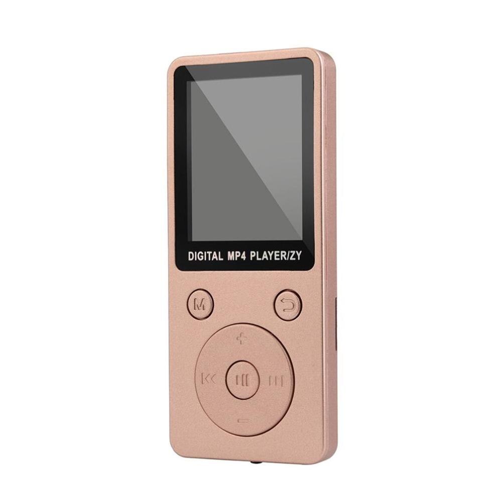 Portable MP3 Lossless Sound Music Player FM Recorder: Rose Gold
