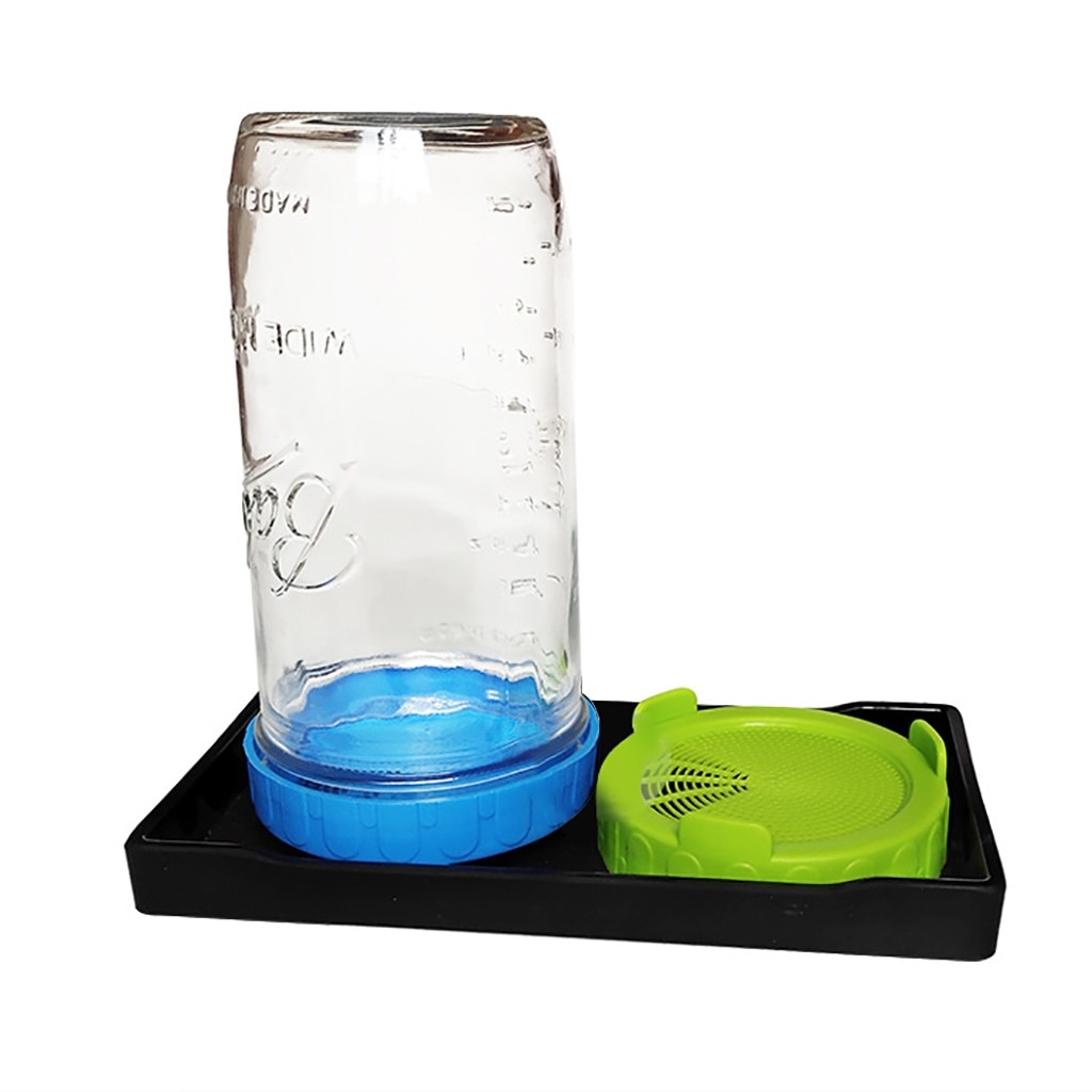 Food Grade Plastic Mesh Sprouting Lid Vegetable Seed Growing Germination Cover Sundries Organizer Storage Container Lid Sealing