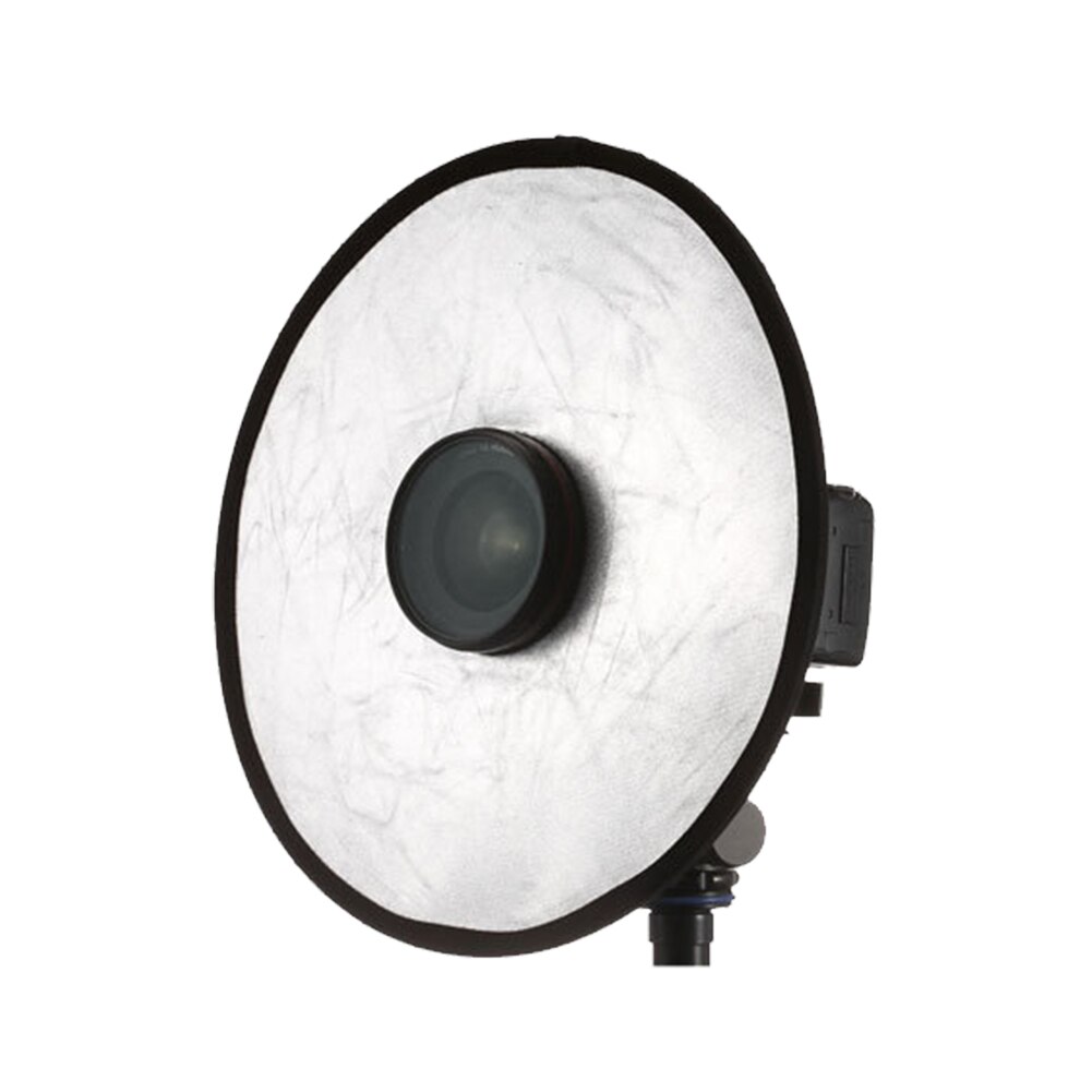 2 In 1 DSLR Studio Diffuser For Photo Gold Silver With Protecting Bag Lens-Mount Light Round Photography Reflector Collapsible