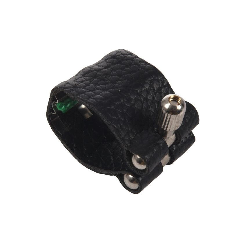 Leather Mark Nozzle Lock Ligature with Straightener for Alto Tenor