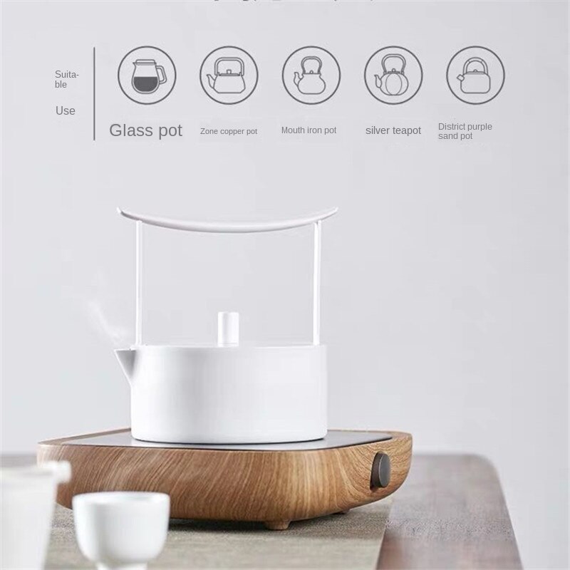Table de cuisson électrique en céramique, réchaud à thé silencieux pour la maison, Mini petit cuiseur à thé, four électrothermique