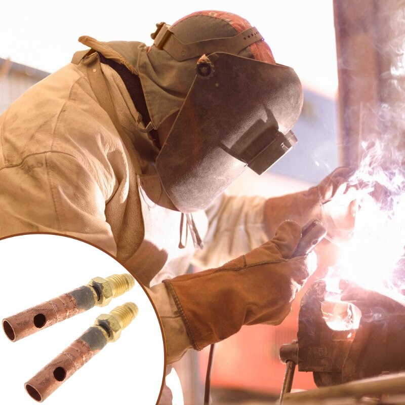 TIG Gas Electric Integrated Cable Connector Front Connection Power Cable Adapter for TIG Welding Torch WP-9 WP-17 WP-24