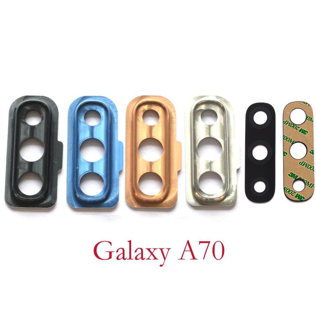 Anillo de cubierta de cristal para lente de cámara trasera, repuesto para Samsung Galaxy A50, A70, , A505F, A505, FN/DS, A705F, A705, FN/DS