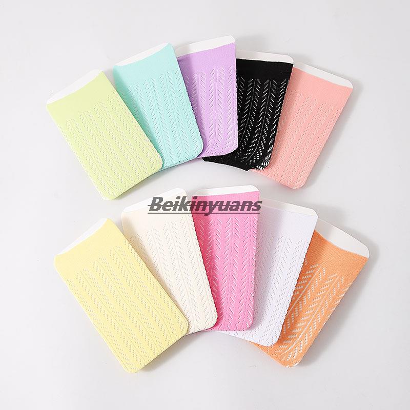 Estate nuovi calzini a rete per bambini sottili colori caramelle calzini al polpaccio calzini anti-zanzara delle ragazze calcetines knee high sokken