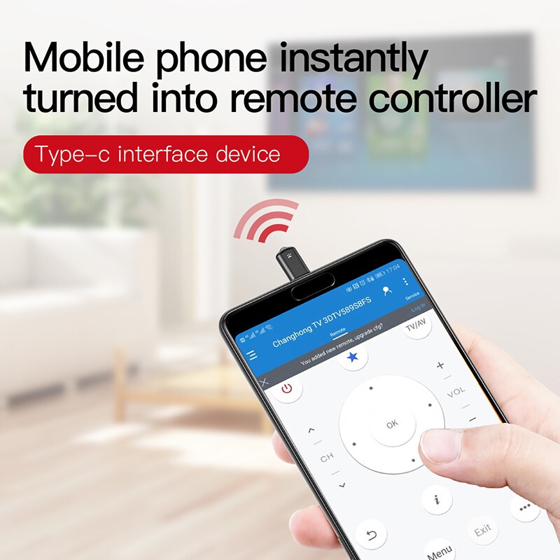 Baseus mini controle remoto universal para samsung lg ar mouse usb tipo c inteligente ir controlador adaptador para android tv aircondition