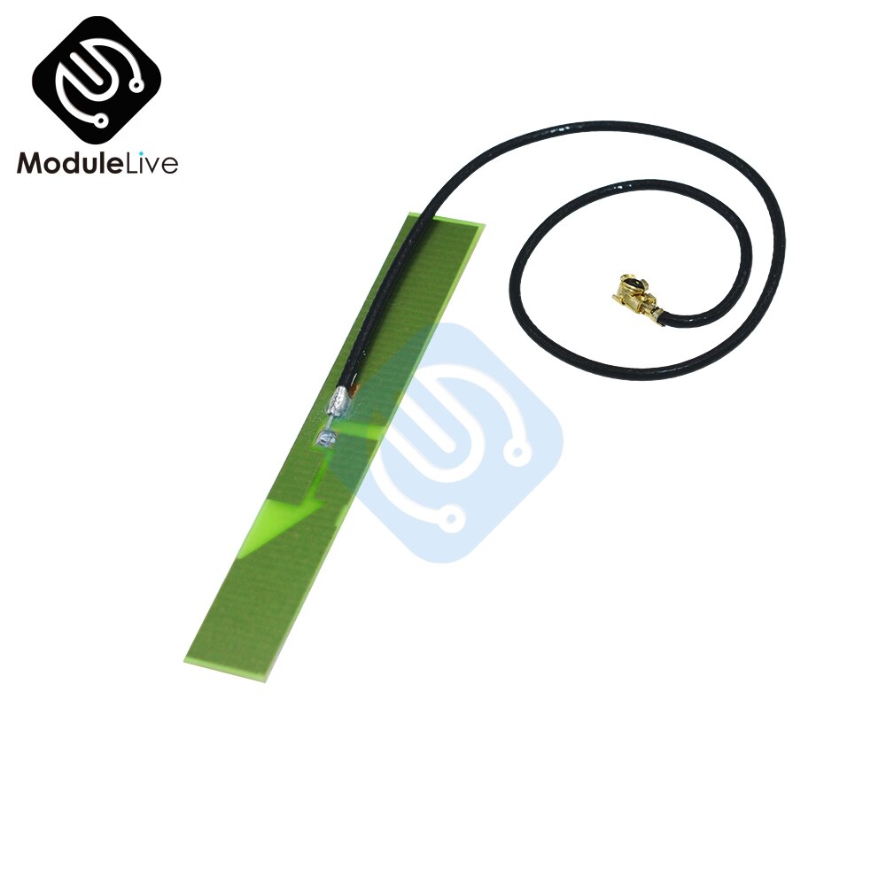 Lot De 2 Antennes WiFi Universelles 2.4GHz 3dBi PCB - Antenne Intégrée Pour WLAN IEEE 802.11 B/g/n Et Communications Sans Fil