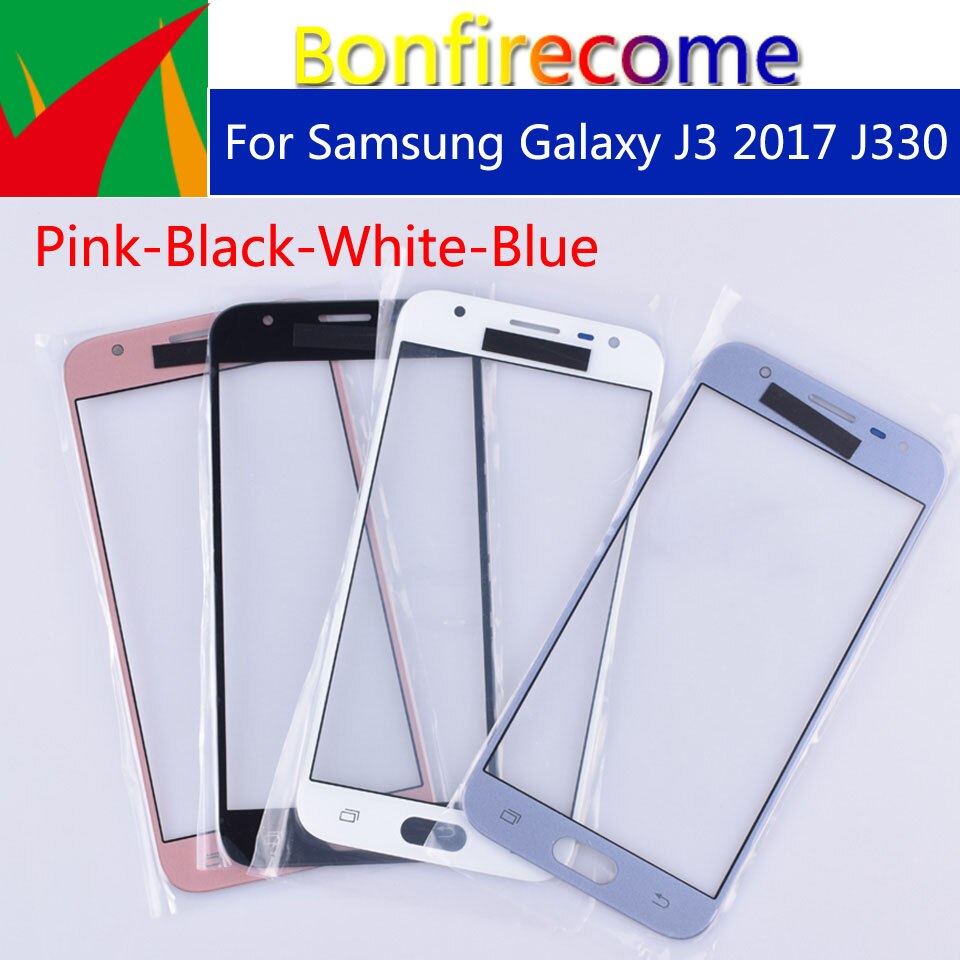 Pantalla táctil de 5,0 "J330 para Galaxy J3 , J330, J330F, SM-J330FN, SM-J330N/DS, LCD, frontal, lente exterior de cristal