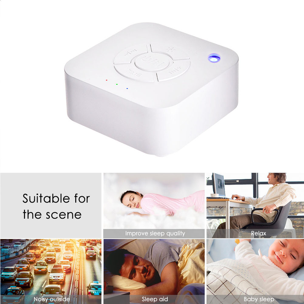 Baby Sleep White Noise Machine USB Rechargeable Timed Shutdown Sleep Sound Machine For Sleeping Relaxation Noise Machine