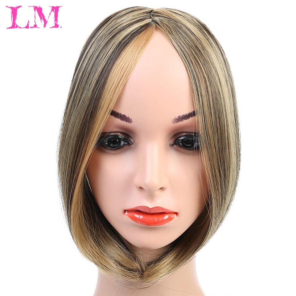 Long Clip In on Front Hair Side/Middle Part Fringe Hair Synthetic Wig Natural Black Brown Black High Temperature Fiber: 923-106