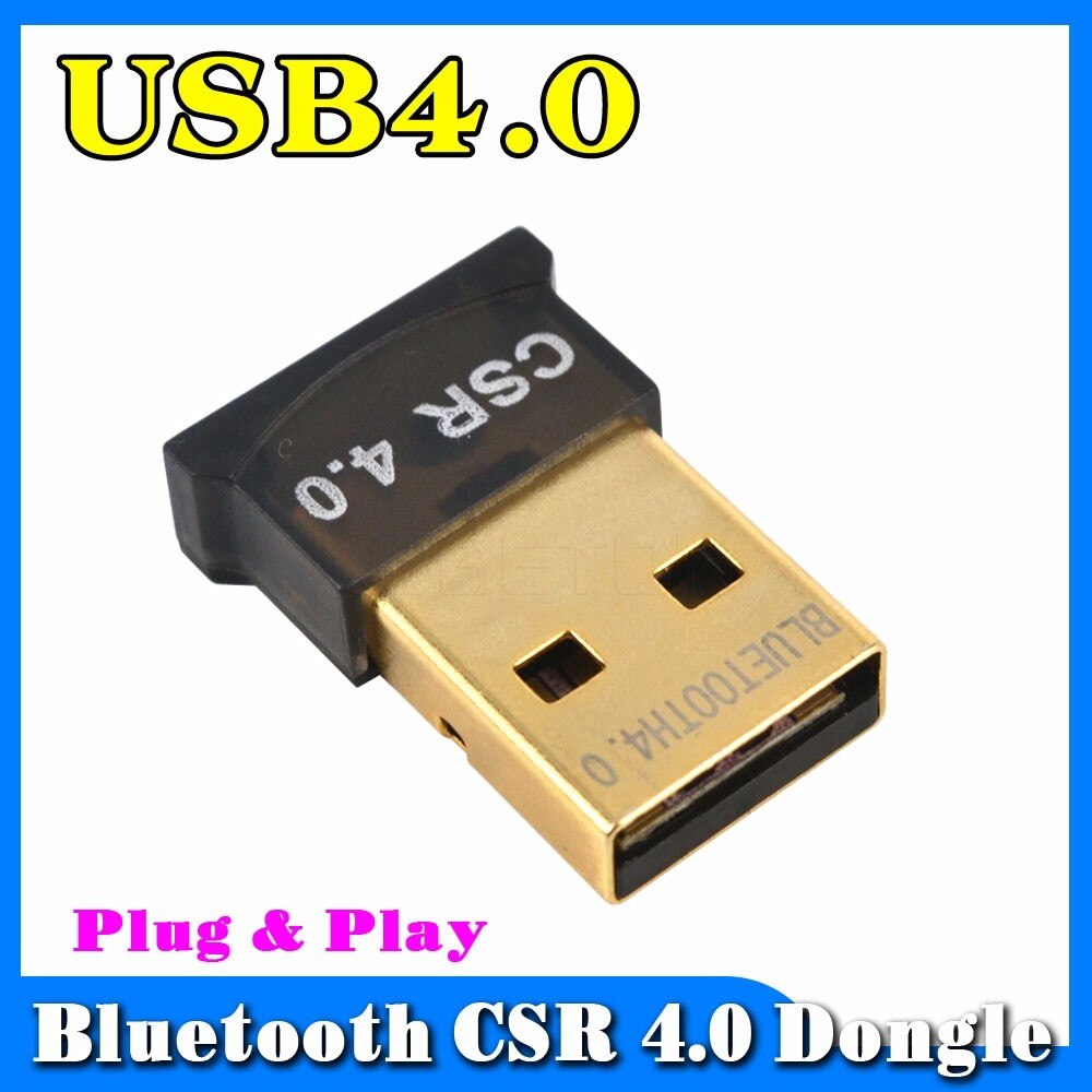 kebidumei Wireless Bluetooth 4.0 Adapter Dongle USB 2.0 Wireless EDR Adaptor with 3Mbps for Laptop Notebook Tablet Computer