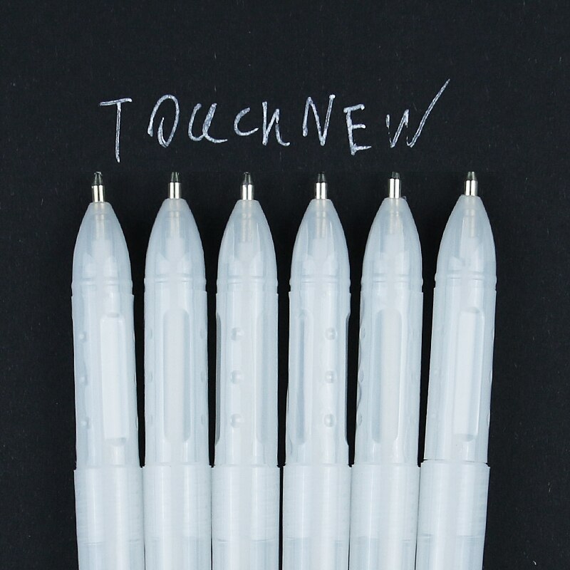 10 PCS fine piont white gel pens for artists, fine tip sketching pens drawing illustration, 10-pack