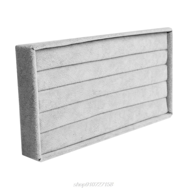 Samettikorusormus korvakoru näyttölaatikko tarjottimen pidike säilytysvitriinin järjestäjä  d14 20