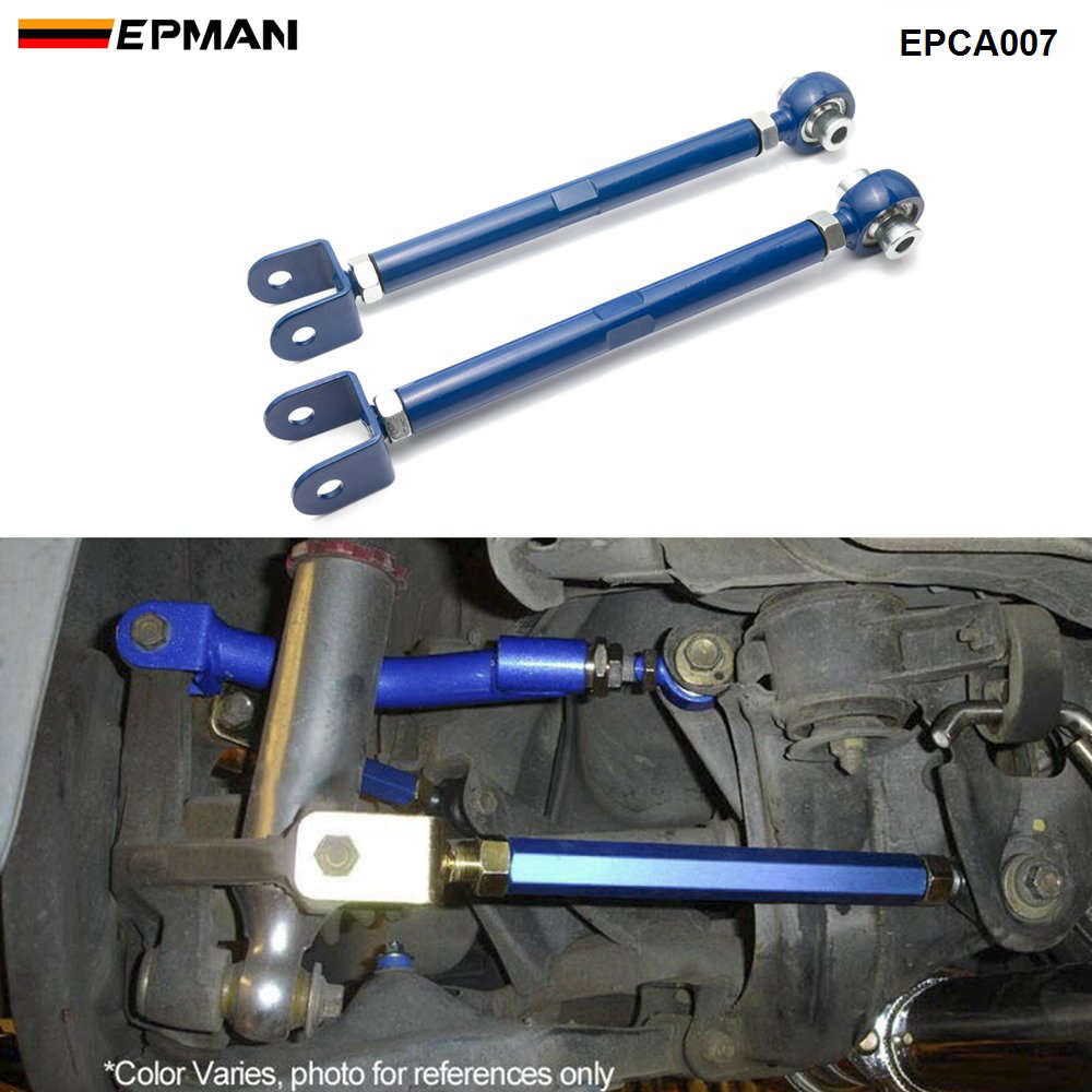 EPMAN Adjustable Rear Toe Control Rods Arms Pair For Nissan Silvia 240sx S14 For Infiniti Q45 (Y33) EPCA007