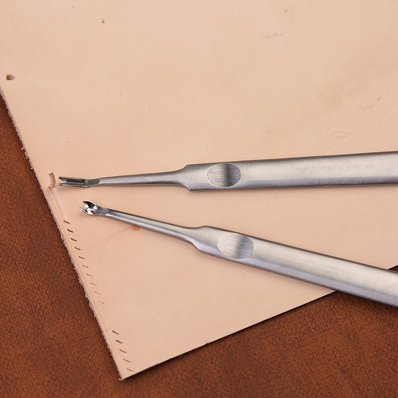 IMZAY-máquina de coser Manual de cuero, Kit de herramientas de costura de cuero con costura rápida, juego de accesorios de herramientas de ranurado de perforación de artesanía de cuero