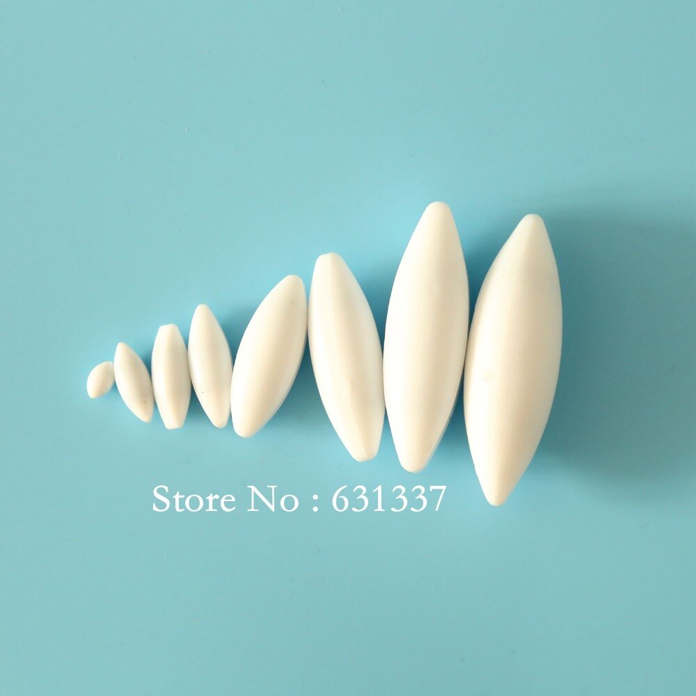 Cabilock Magnetrührstäbe PTFE - 5 Stück Weiße Rührstäbchen Für Labor