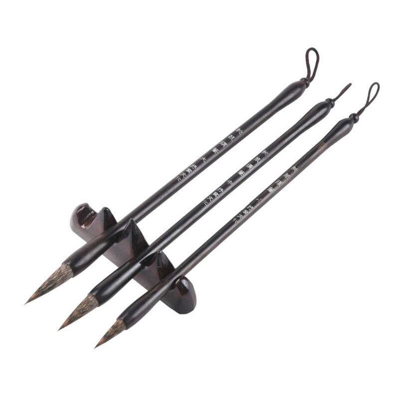 Ratón pelo cepillos pluma caligrafía tradicional China cepillo pluma pincel de pelo de rata pluma chino pincel para pintar