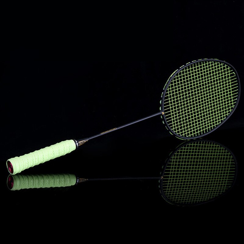 Grafit enkel badmintonracket kolfiber badmintonracket med bärväska ys-köp: 04