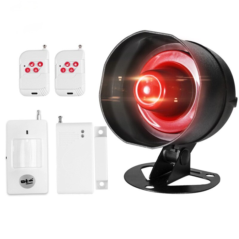 Upgraded Independent Wireless Siren Speaker with Motion Sensor, Home Security Alarm System Kit, High-decibel Alarm Sound